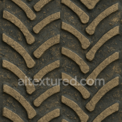 seamless Seamless 3d texture pbr 8k tractor tire with cross tread and deep tread pattern for agricultural vehicle tire realism texture 8k free download PBR