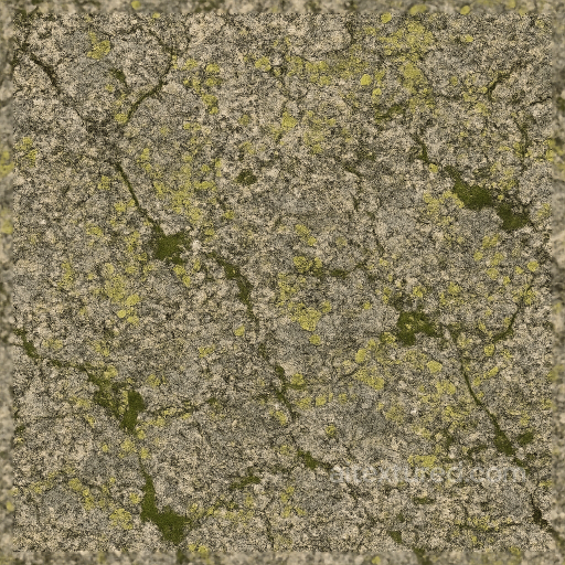 Seamless 8K Granite Weathered 3D Texture PBR With Granite Lichen And Granite Moss Natural… seamless Granite PBR texture