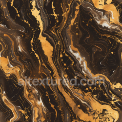 seamless Seamless 3D PBR Chocolate Brown and Gold Veined Marble Texture texture 8k free download PBR