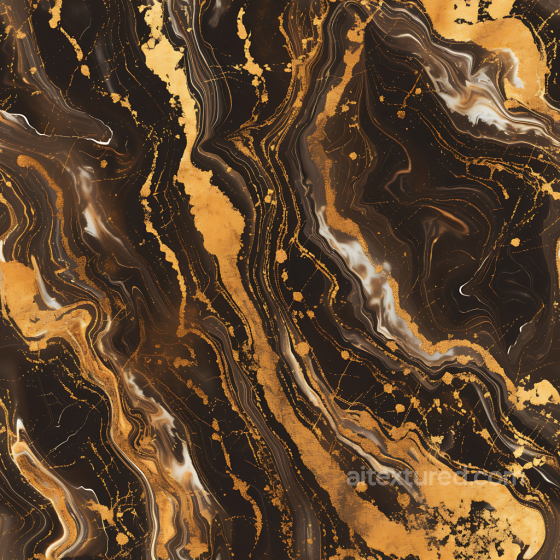 Chocolate Brown and Gold Veined Marble Texture Marble texture preview