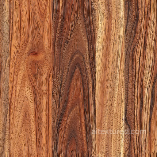 Exotic Rosewood Wood Planks Texture with Rich Grain and Warm Tones seamless Wood PBR texture