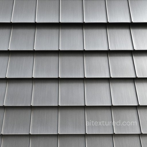 Polished Metal Roofing Seamless Texture seamless Roofing PBR texture