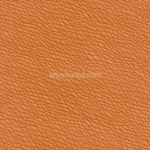 Seamless 3D PBR Texture of Light Brown Pebbled Leather with Natural Grain and Wrinkles