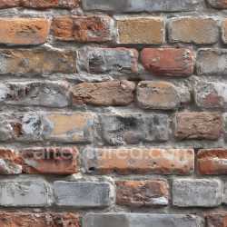 seamless Seamless 3D PBR Texture of Weathered Cracked Multi-Color Brick Wall with Chipped Surfaces texture 8k free download PBR