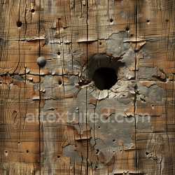 seamless Seamless 3D cracked wood PBR texture with deep holes and peeling flaked paint texture 8k free download PBR