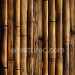 seamless Seamless 3D PBR Bamboo Texture Featuring Polished Vertical Culms with Natural Aging texture 8k free download PBR
