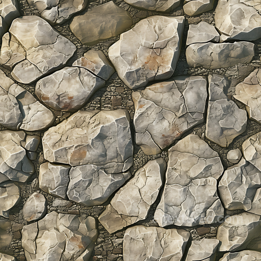 Weathered Stone Wall PBR Texture with Cracked Rough Surfaces seamless Stone PBR texture