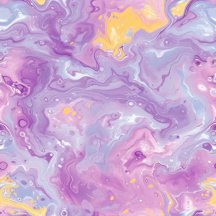 Abstract Purple and Yellow Marble Stone seamless PBR texture preview