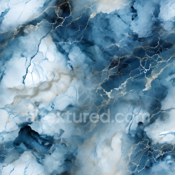 seamless Seamless Blue and Silver Marble 3D PBR Texture with Metallic Veins texture 8k free download PBR