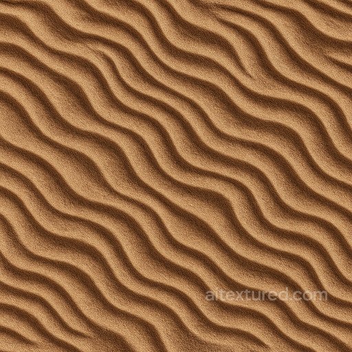 Patterned Desert Sand Seamless Texture seamless Sand-soil PBR texture