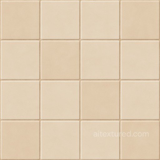 Smooth Glazed Ceramic Tile Seamless Texture seamless Ceramic-tile PBR texture