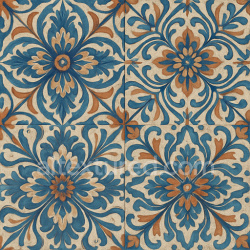seamless Decorative Ceramic Seamless Texture texture 1024x1024 free download PBR
