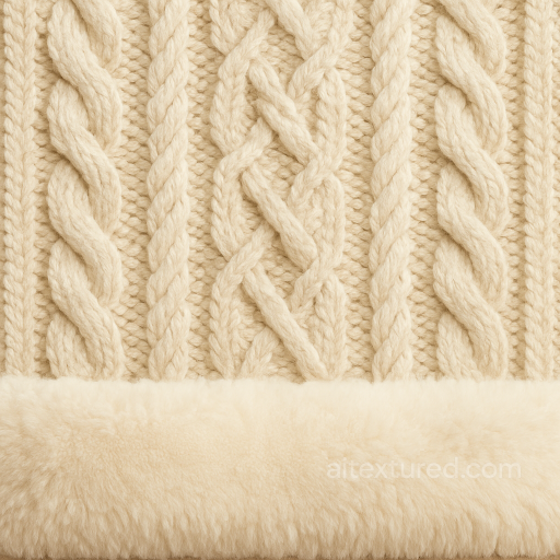 Knitted Cable Cozy Knit Warm Wool Textile seamless Merry christmas PBR texture