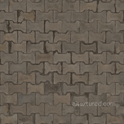 Concrete Pavers seamless Concrete PBR texture