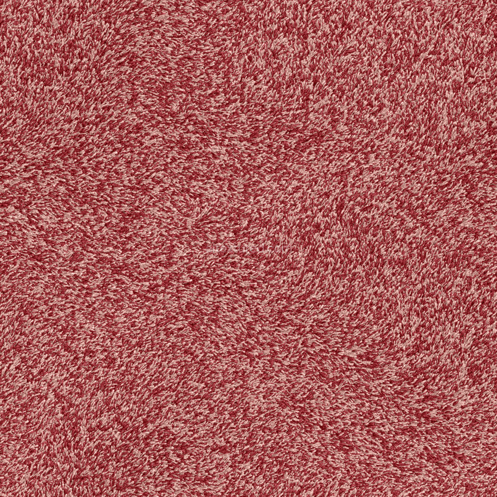 Seamless PBR carpet texture in a soft red color