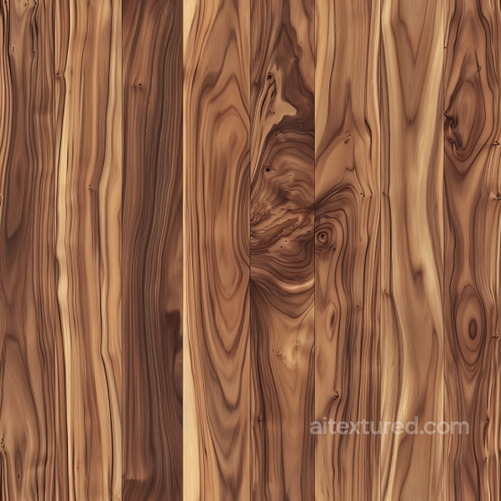 Rustic Hickory Wood Floor PBR Texture with Natural Knots and Grain Wood texture preview