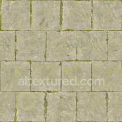 seamless Tile Stone Mossy Seamless Rough Pavement Gritty Weathered Textured Organic texture 8k free download PBR