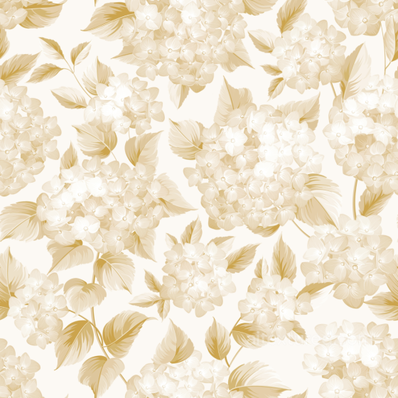 Floral Fabric Texture in White and Gold Tones White & Gold texture preview