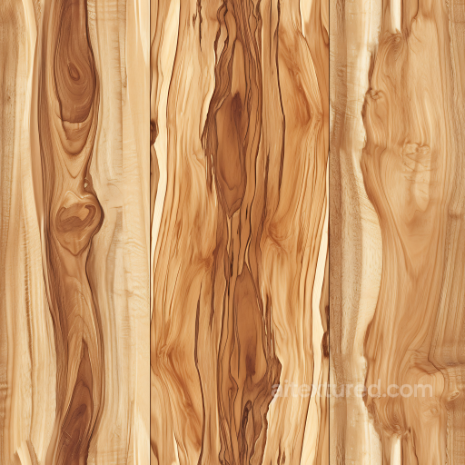 Olive Wood Planks PBR Texture with Natural Grain and Knots seamless Wood PBR texture