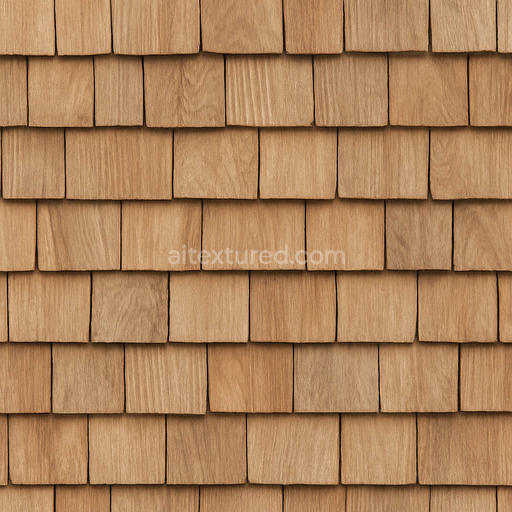 Natural Shingle Roof Texture Seamless 1024X1024