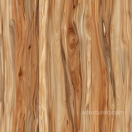 Hickory Wood PBR Texture with Natural Grain & Knots Wood texture preview