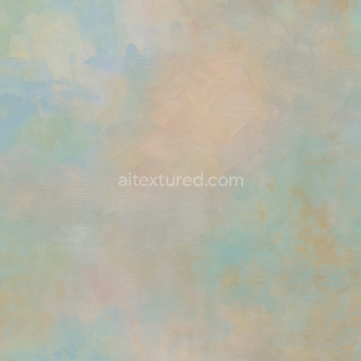 Seamless 3d texture pbr 8k pastel watercolor oil paint impressionist cubist minimalist brushed metal oxidized rusted