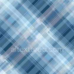 seamless Seamless 3D PBR Plaid Texture in Cool Blue Tones with Fine Weave texture 8k free download PBR