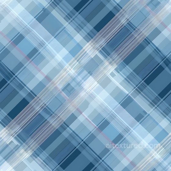 Plaid Texture in Cool Blue Tones with Fine Weave Plaid texture preview