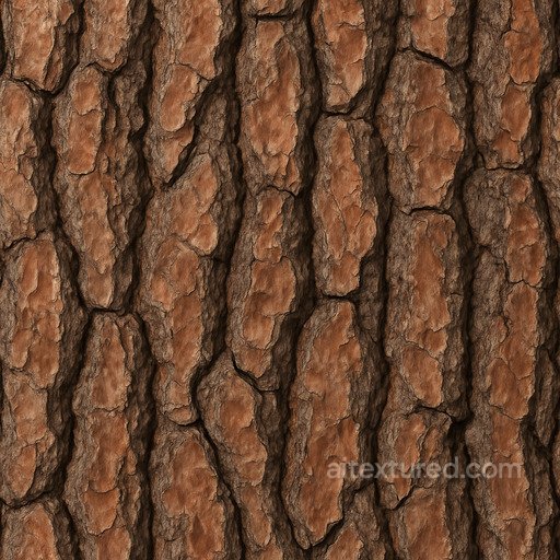 Pine Bark Seamless Texture seamless Bark PBR texture