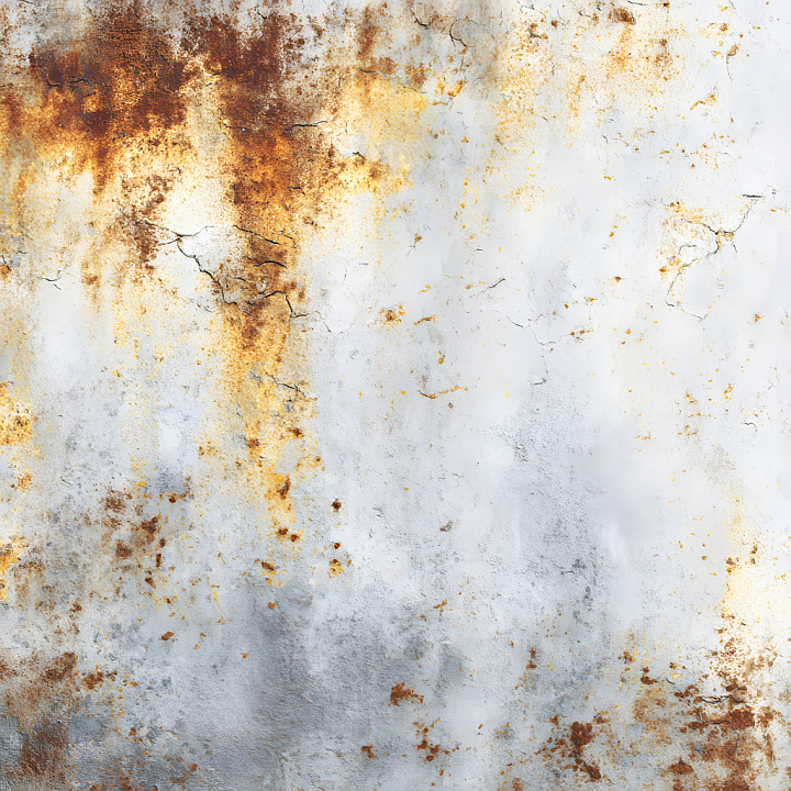 Cracked Rusty Metal with Oxidized Spots and Rough Surface seamless PBR texture preview