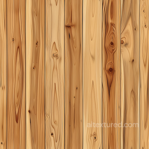 Natural Pine Wood Planks Seamless Texture with Knots and Grain seamless Wood PBR texture