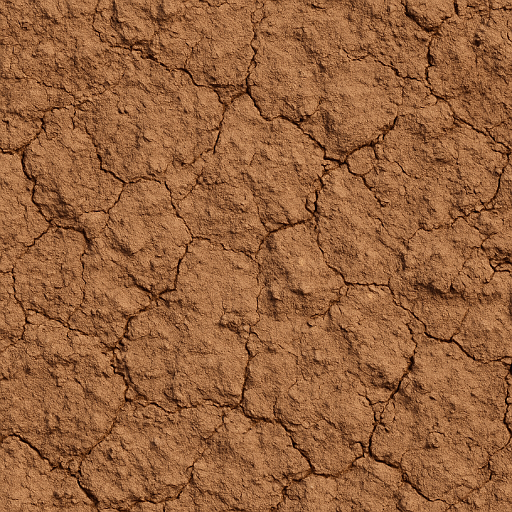 Detailed Clay Soil seamless PBR texture preview
