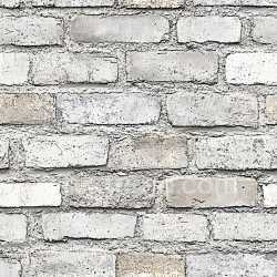 seamless Seamless 3D Cracked White Brick Wall PBR Texture with Rough Grout Detailing texture 8k free download PBR