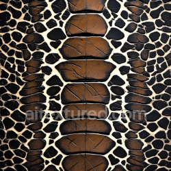 seamless Seamless 3D PBR Texture of Reptile Skin with Detailed Cracked Brown and Black Scales texture 8k free download PBR