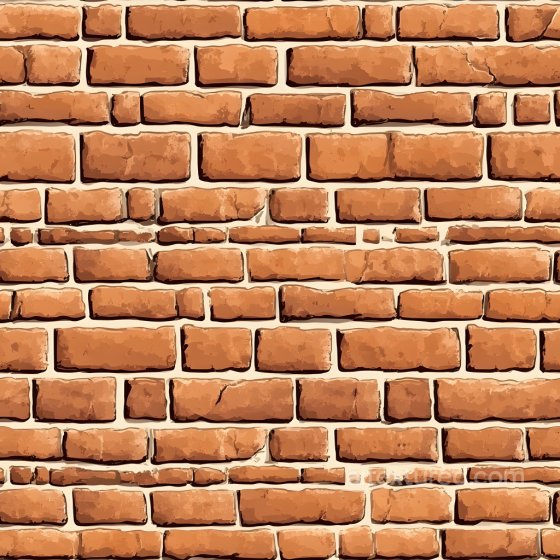 Cracked Brick Wall PBR Texture with Warm Earthy Tones and Detailed Splits Brick texture preview
