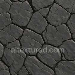 seamless Cracked Basalt Flow Texture texture 8k free download PBR