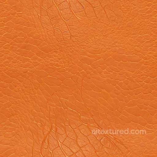 Cracked Orange Leather Texture With Detailed Grain And Aged Finish seamless Leather PBR texture
