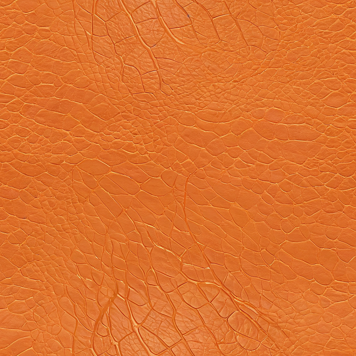 Cracked Orange Leather With Detailed Grain And Aged Finish seamless PBR texture preview