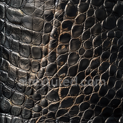 seamless Seamless 3D Black Crocodile Embossed Leather PBR Texture with Glossy Finish and Detailed Grain texture 8k free download PBR