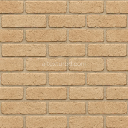 Natural Painted Brick Texture Seamless 1024X1024
