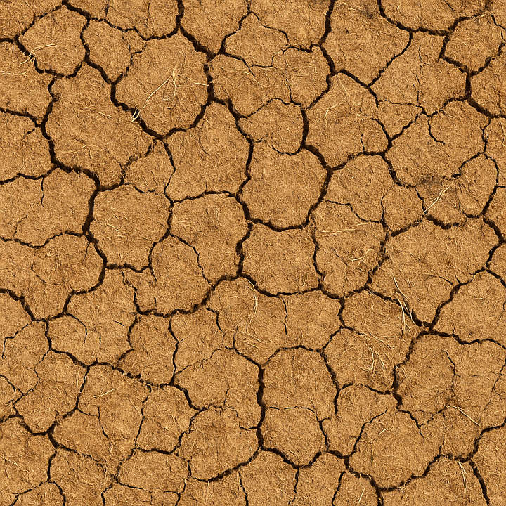 Cracked Savanna seamless PBR texture preview
