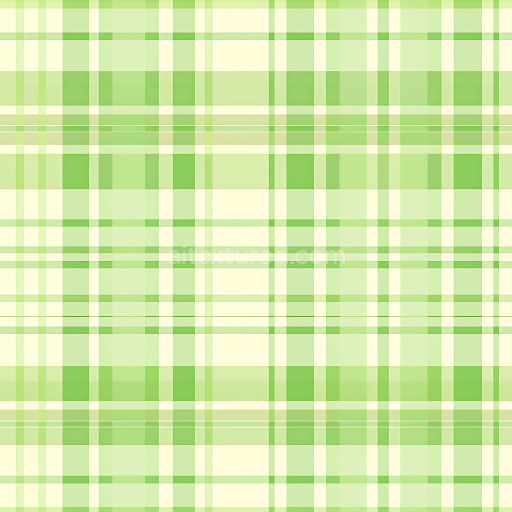 Seamless 3D PBR Texture of Light Green and Cream Plaid Fabric Pattern