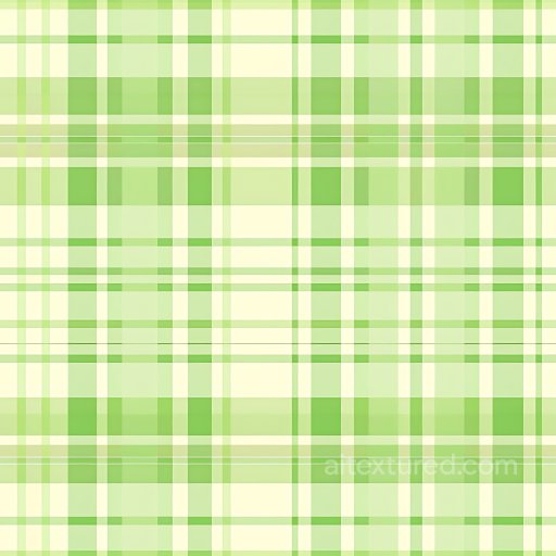 Seamless 3D PBR Texture of Light Green and Cream Plaid Fabric Pattern texture preview