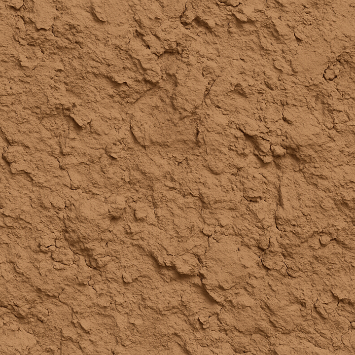 Rough Clay seamless PBR texture preview