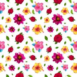 Pattern Bundle - Seamless 3D Pattern PBR Texture Featuring Vibrant Floral Motifs with Balanced Rhythm texture preview