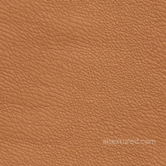 Pebbled Grain Tan Leather PBR Texture with Natural Wrinkles Leather texture preview