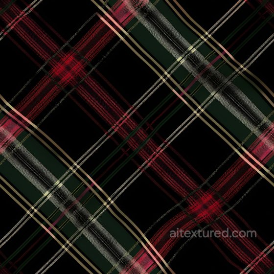 metal PBR texture with distinctive red and gold plaid pattern Plaid texture preview