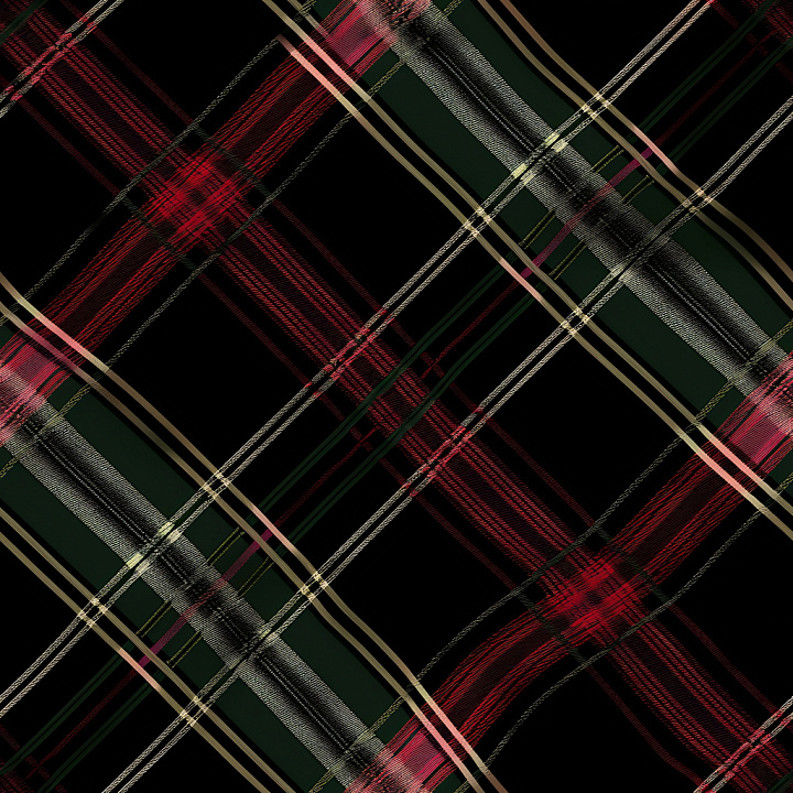 Metal With Distinctive Red And Gold Plaid Pattern seamless PBR texture preview
