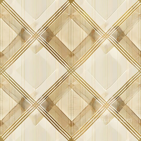 Plaid Gold Metal PBR Texture with Reflective Diamond Pattern Plaid texture preview