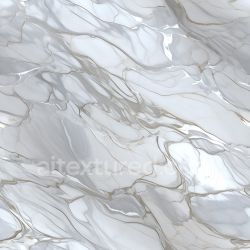 seamless Seamless 3D Gray Marble PBR Texture with Glossy Silver Veins and Fluid Patterns texture 8k free download PBR
